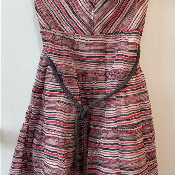 By Zoe Feist strapless gauze mini dress size 2 - Picture 3 of 6